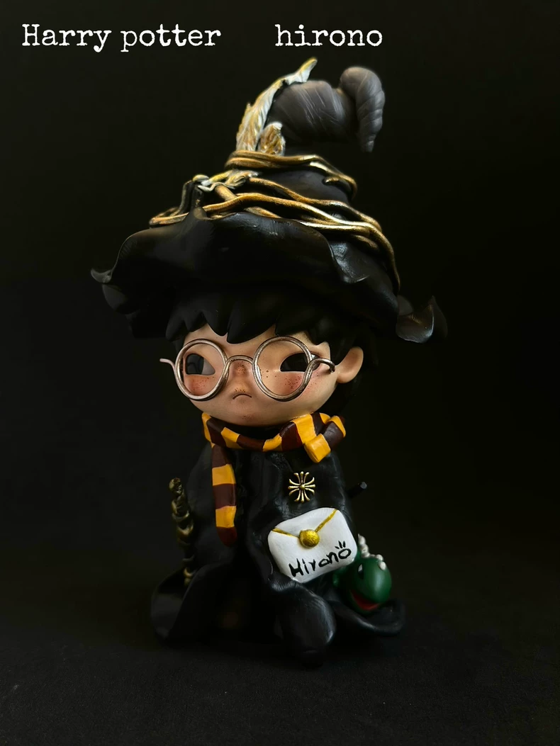 Themed Custom Hirono Figure | Handcrafted Repaint for POP MART Fans