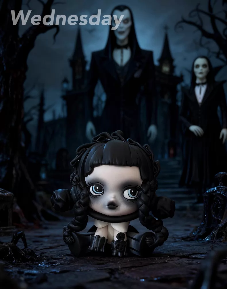 Skull Panda The Feast Begins Custom Figure | Handcrafted Repainted Collectible