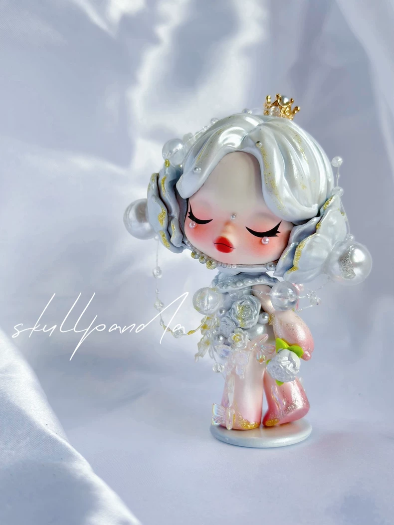 Skull Panda The Feast Begins Custom Figure | Handcrafted Repainted Collectible