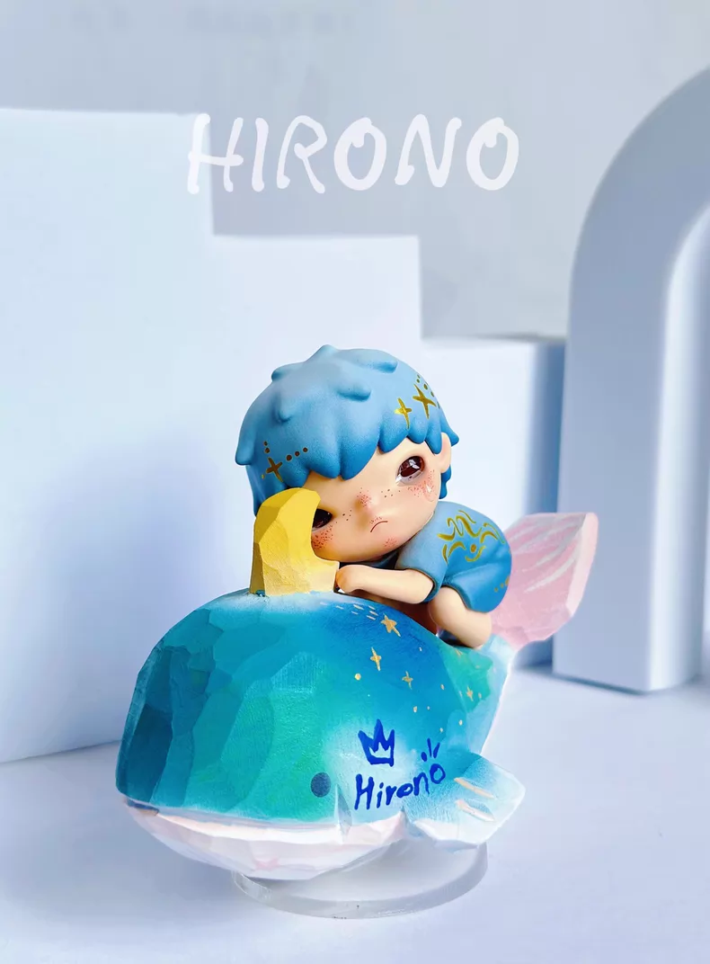 Themed Custom Hirono Figure | Handcrafted Repaint for POP MART Fans