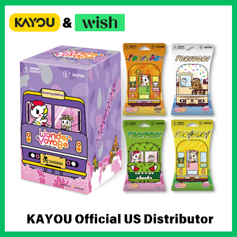 KAYOU Tokidoki Wonder Voyage Collection Cards - Roaming Edition English, Display Box (24 Packs)