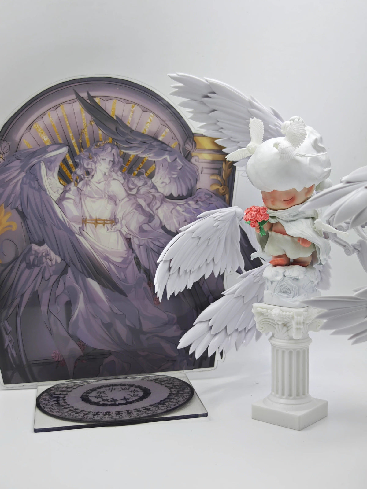 Handmade DIMOO Angel's Poem Six-Wing Angel Custom Figure |POP MART Rare Collectible