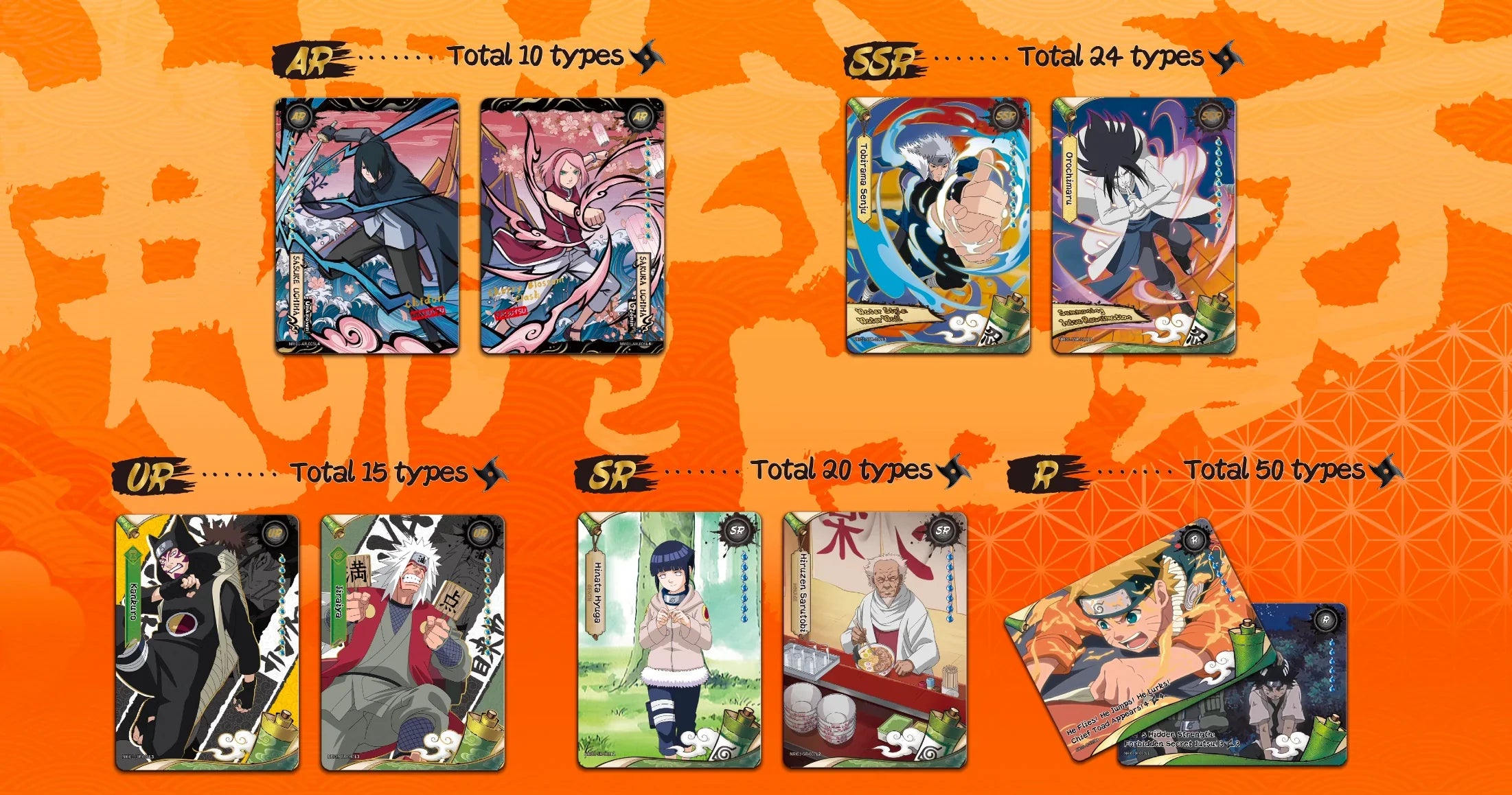Kayou Naruto Collectible Cards Earth Scroll Series 1 Official Licensed, English NA Edition Booster Box, 20 Packs 8 Cards Per Pack