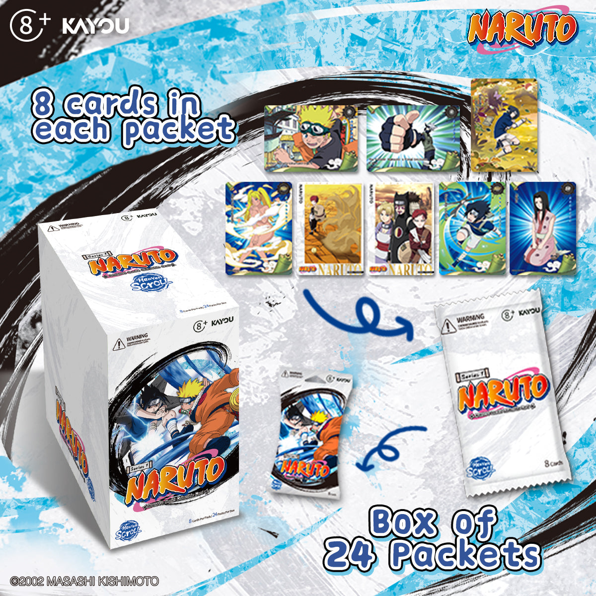KAYOU Naruto-Smriti Heaven Scroll Series 1 Collectible Trading Card