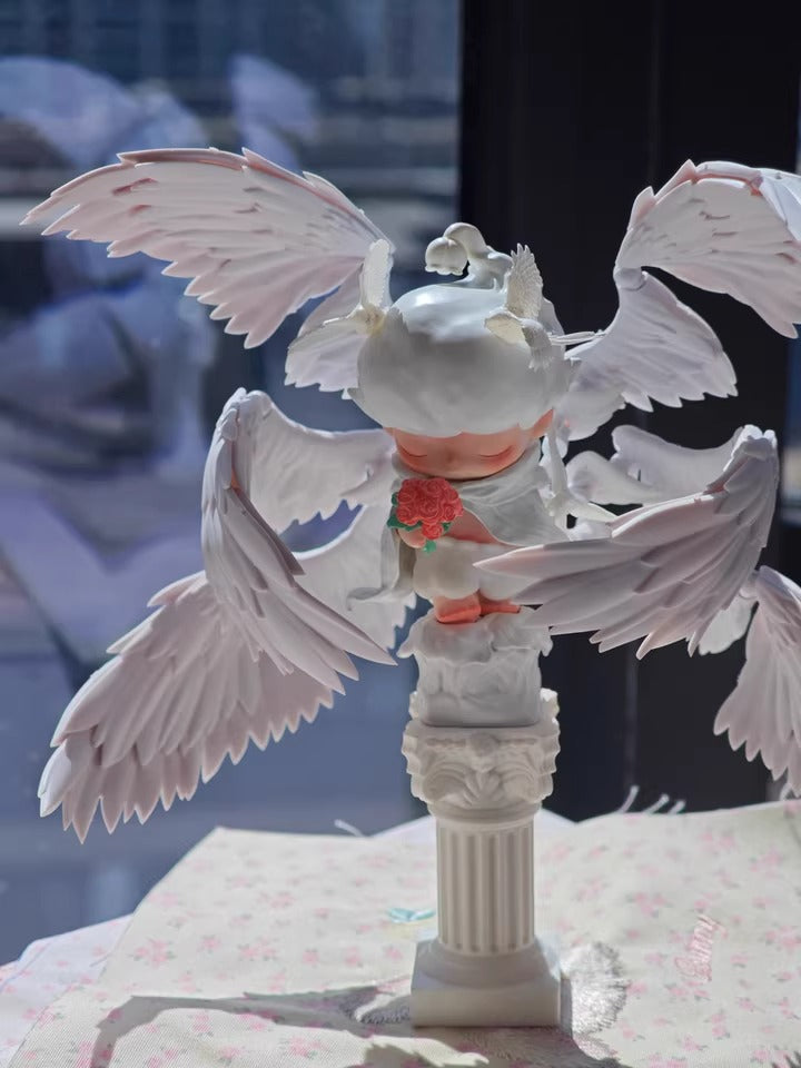 Handmade DIMOO Angel's Poem Six-Wing Angel Custom Figure |POP MART Rare Collectible