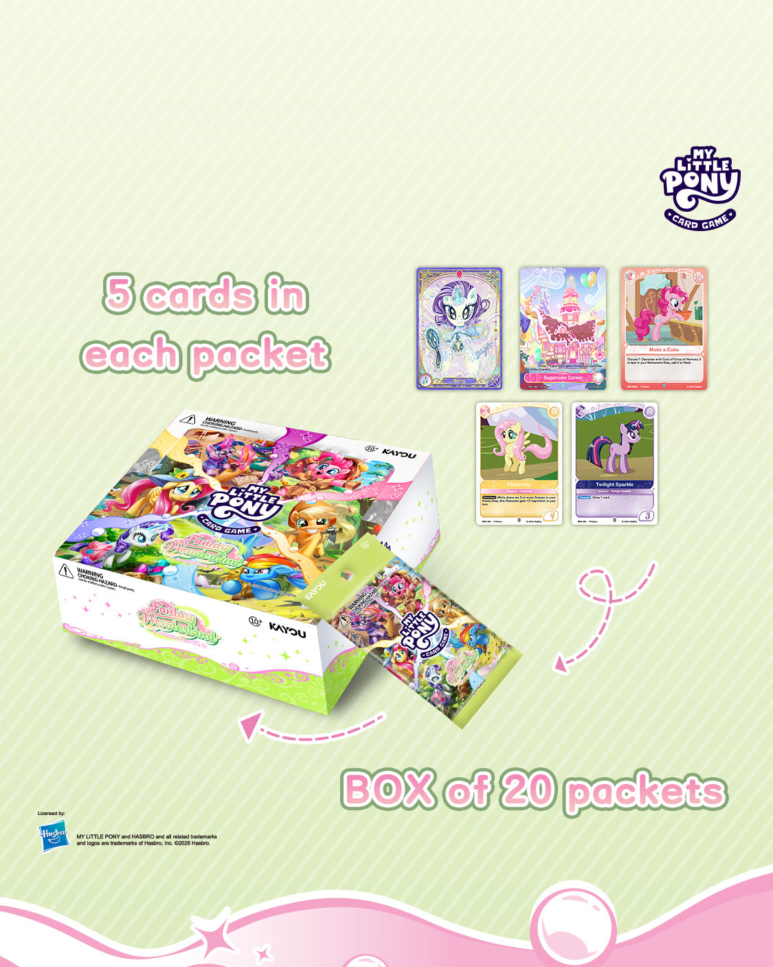 KAYOU My Little Pony Trading Card Game - Fantasy Wonderlands