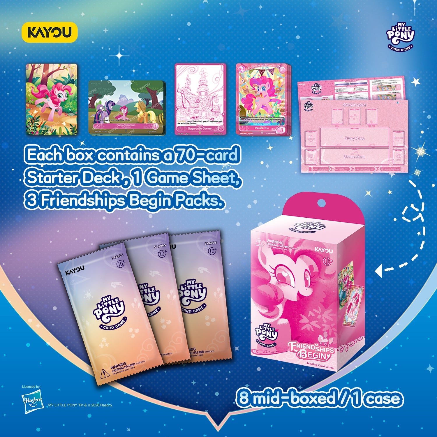 KAYOU My Little Pony Trading Card Game - Friendships Begin - Starter Set