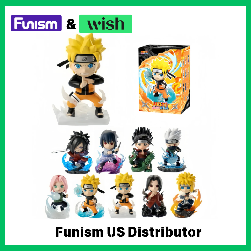 Funism Naruto Shippuden Mystery Blind Box English Version, Anime Collectible Action Figure