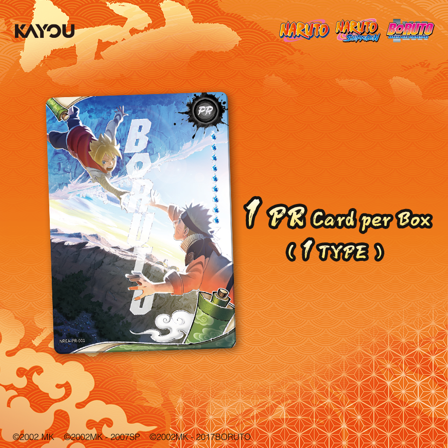 Kayou Naruto Collectible Cards Earth Scroll Series 1 Official Licensed, English NA Edition Booster Box, 20 Packs 8 Cards Per Pack