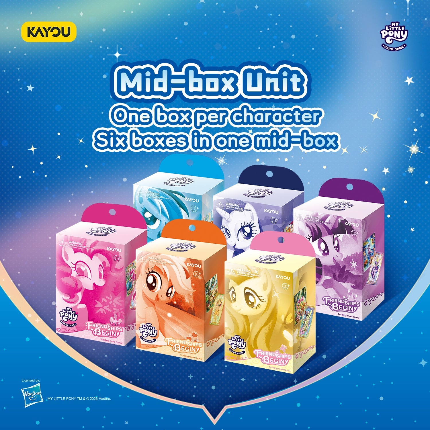 KAYOU My Little Pony Trading Card Game - Friendships Begin - Starter Set