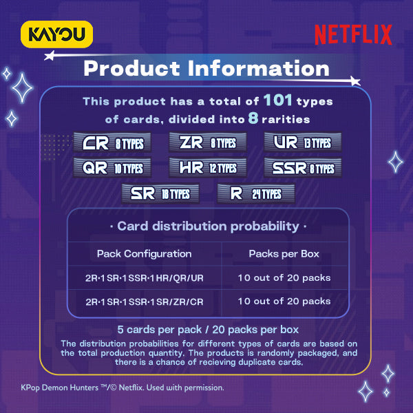 KAYOU KPop Demon Hunters Trading Cards Classic – Wholesale Trading Cards