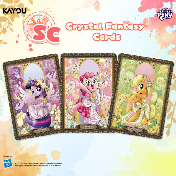 KAYOU Friendship Eternal My Little Pony Moon Edition Cards, English Series 1 Card Set, Display Box (24 Packs)