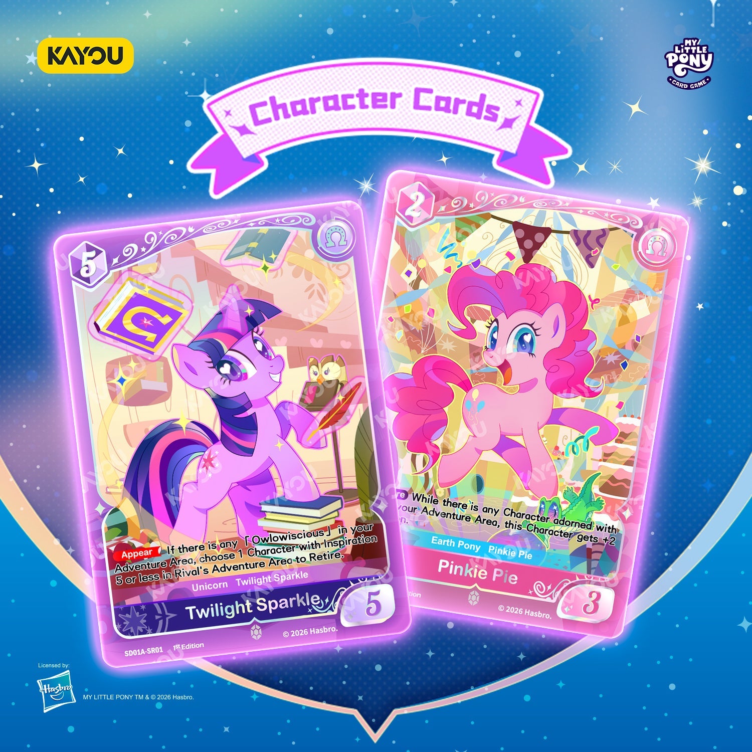 KAYOU My Little Pony Trading Card Game - Friendships Begin - Starter Set