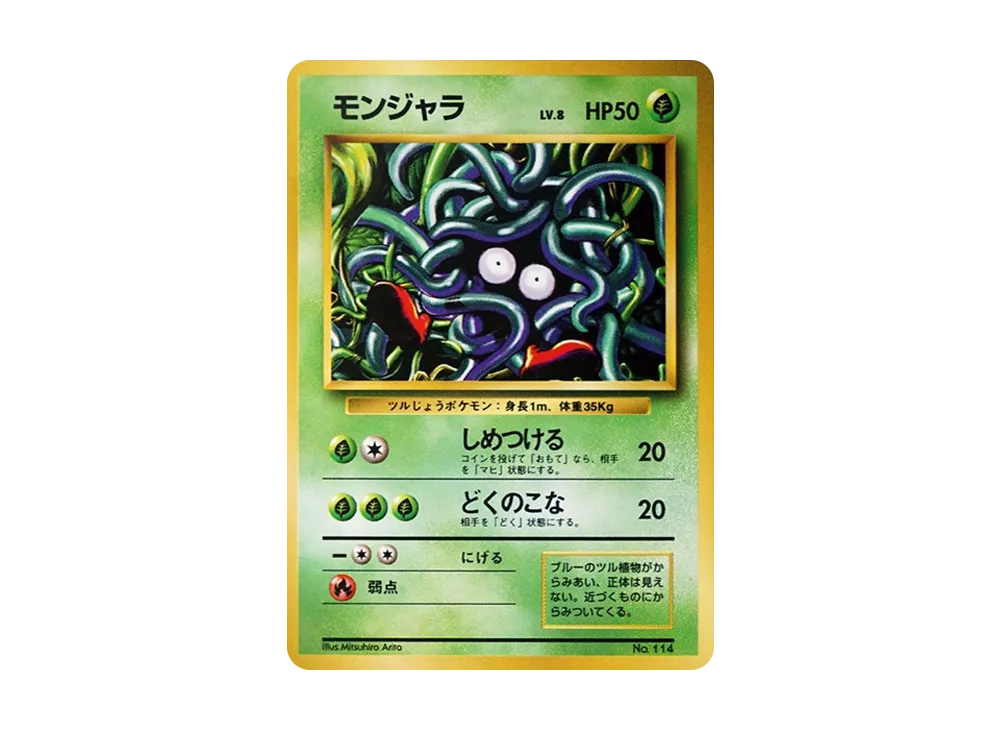 Tangela :1ED : Old Back [PMCG1-1](Expansion Pack "Pocket Monster Card Game" First Edition) - PSA10