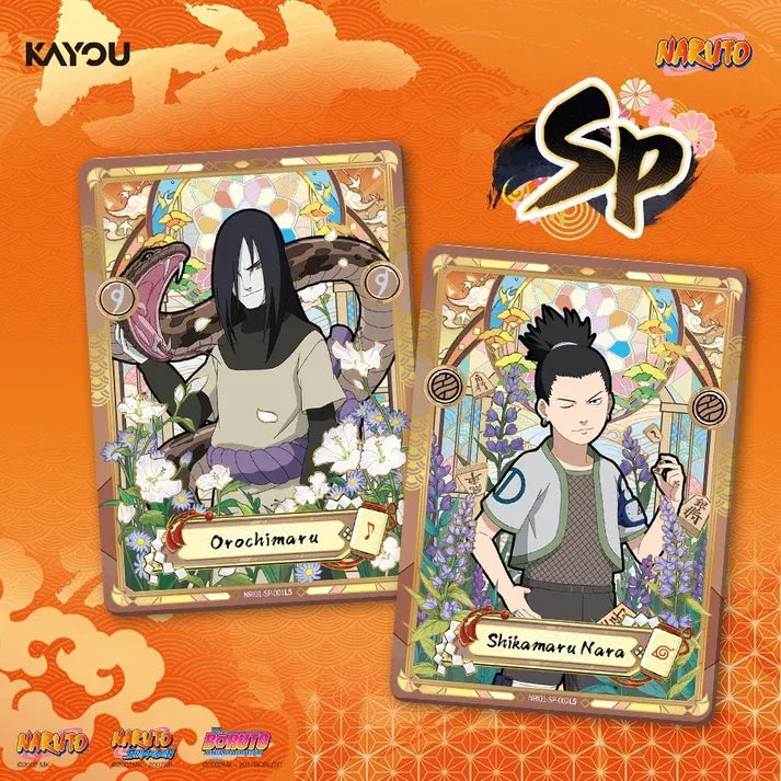 Kayou Naruto Collectible Cards Earth Scroll Series 1 Official Licensed, English NA Edition Booster Box, 20 Packs 8 Cards Per Pack
