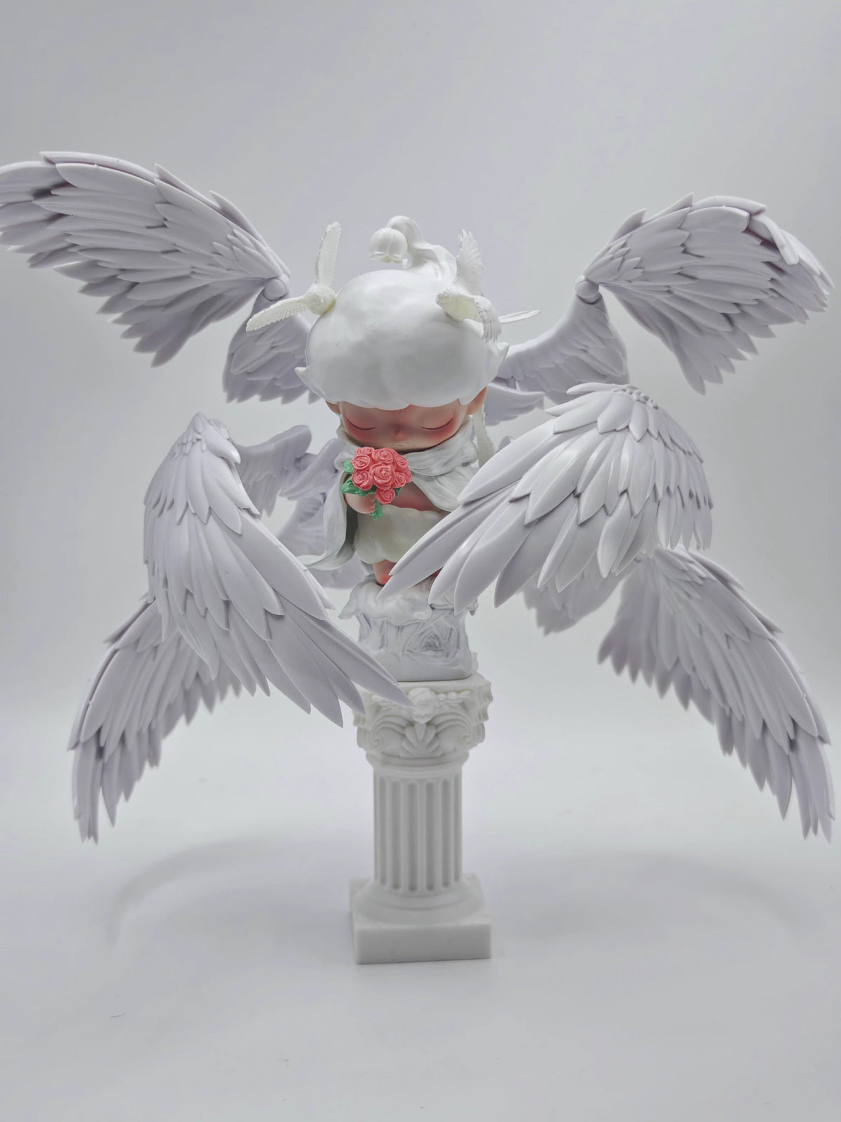 Handmade DIMOO Angel's Poem Six-Wing Angel Custom Figure |POP MART Rare Collectible