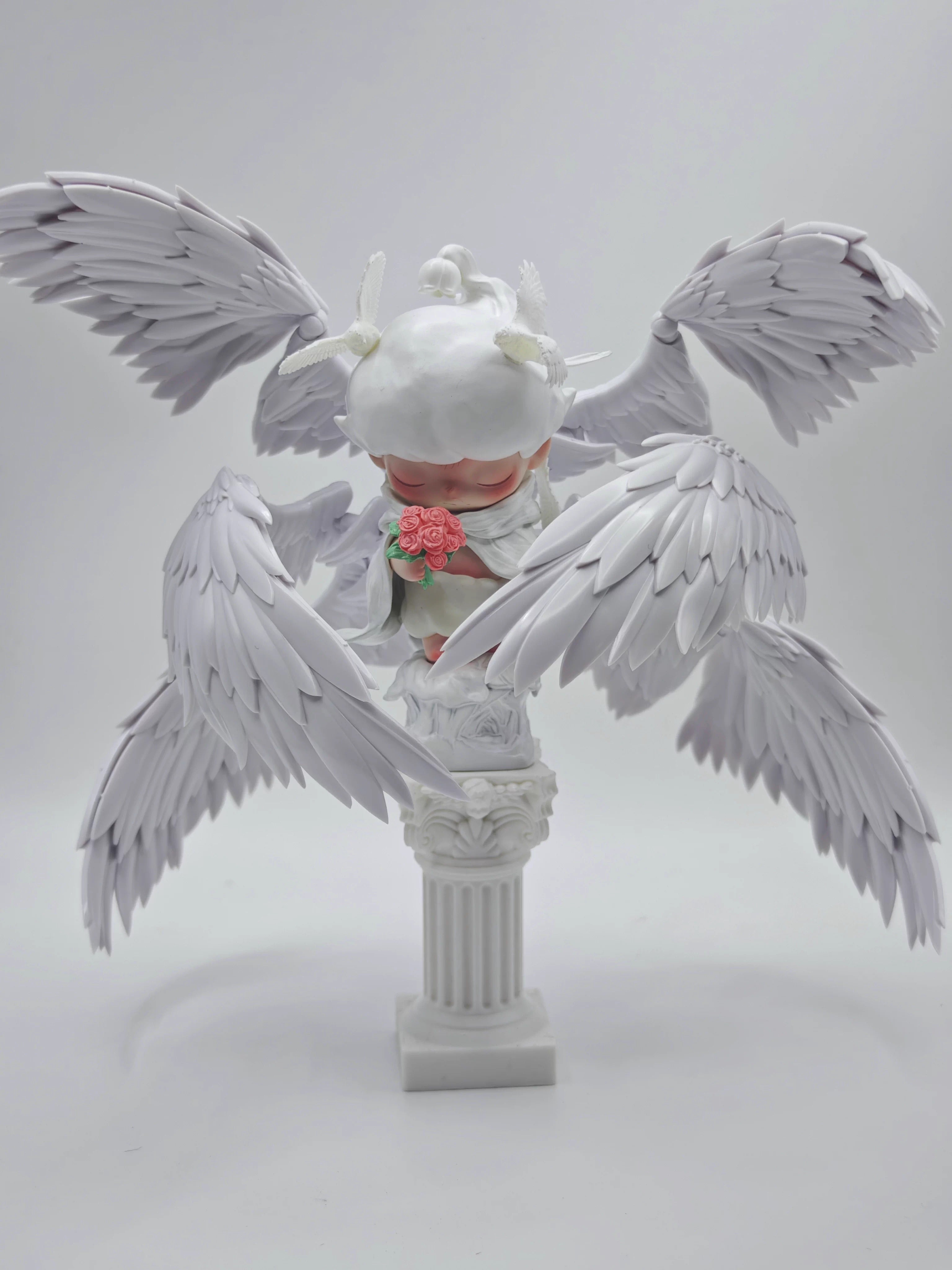 Handmade DIMOO Angel's Poem Six-Wing Angel Custom Figure |POP MART Rare Collectible